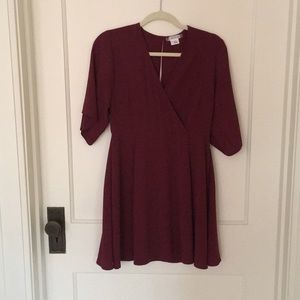 Urban Outfitters maroon dress